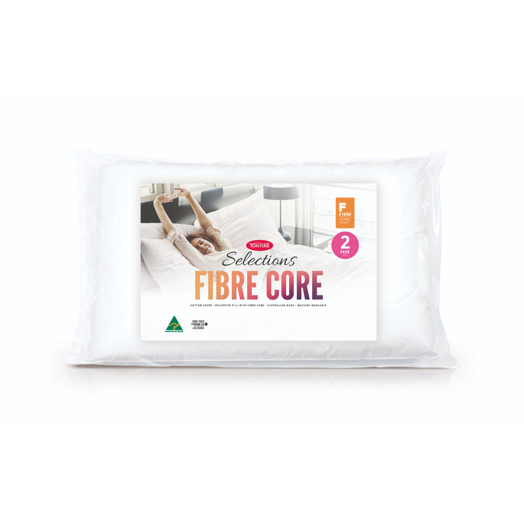 Selections Fibre Core 2 Pack Pillow