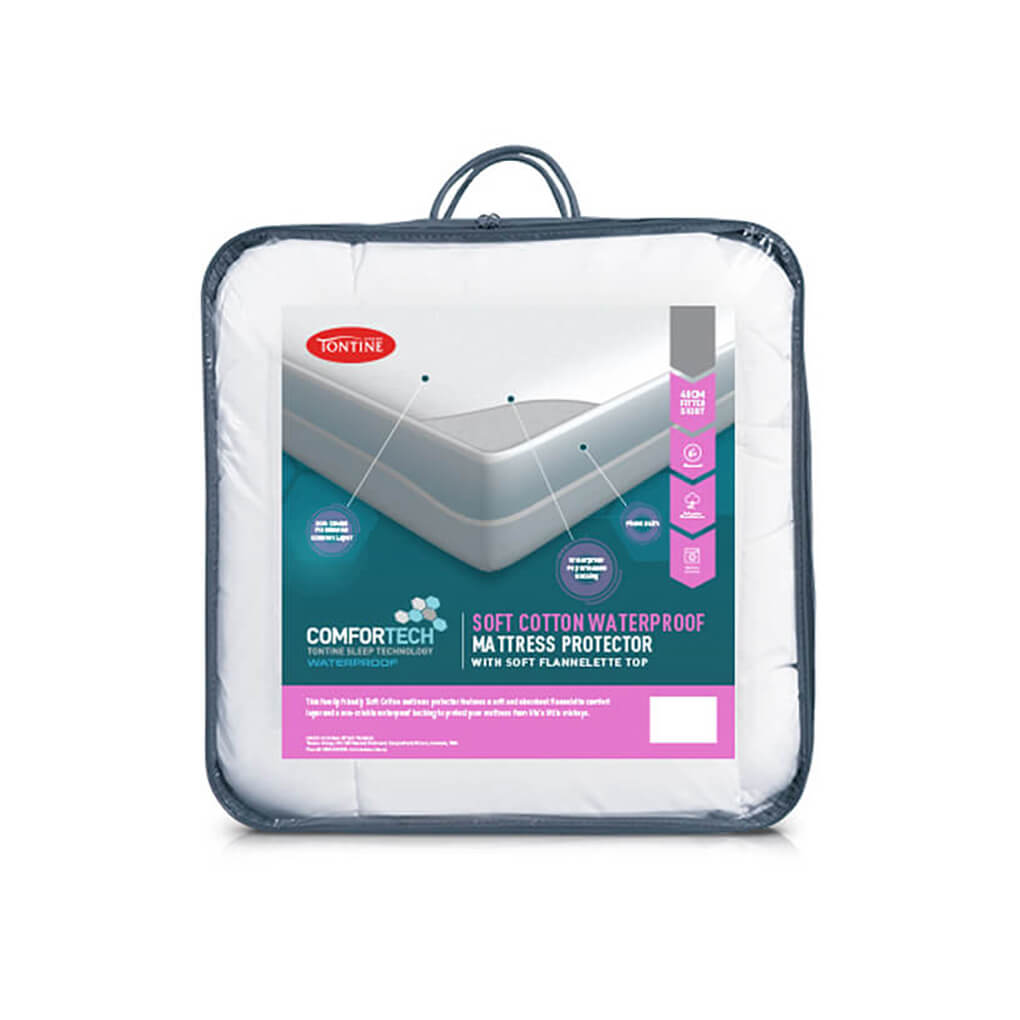 Comfortech Soft Cotton Waterproof Mattress Protector