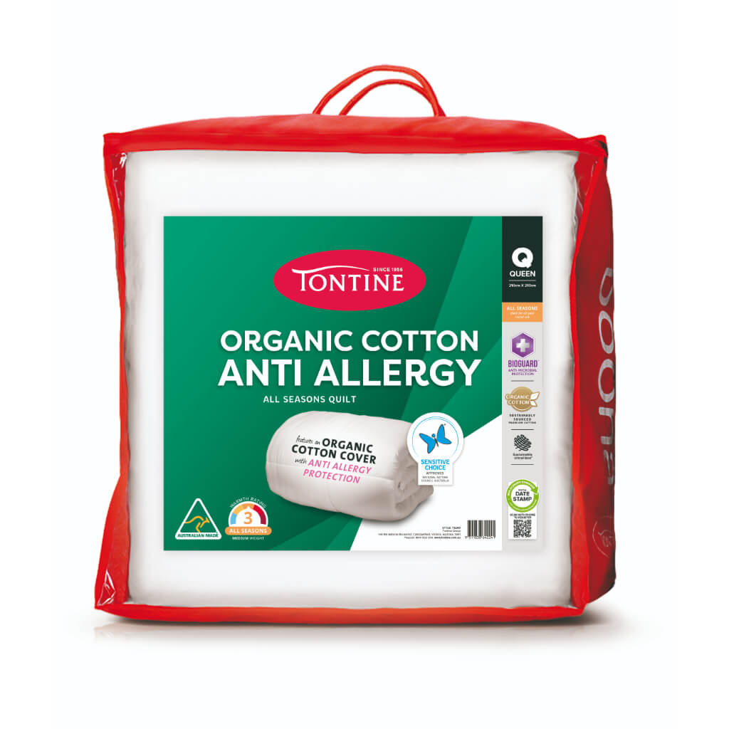 Organic Cotton Anti Allergy Quilt - All Seasons